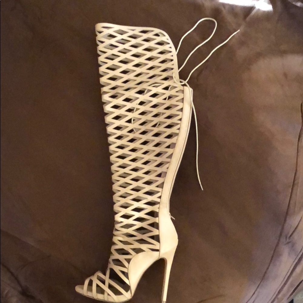 Over the knee heels size 9